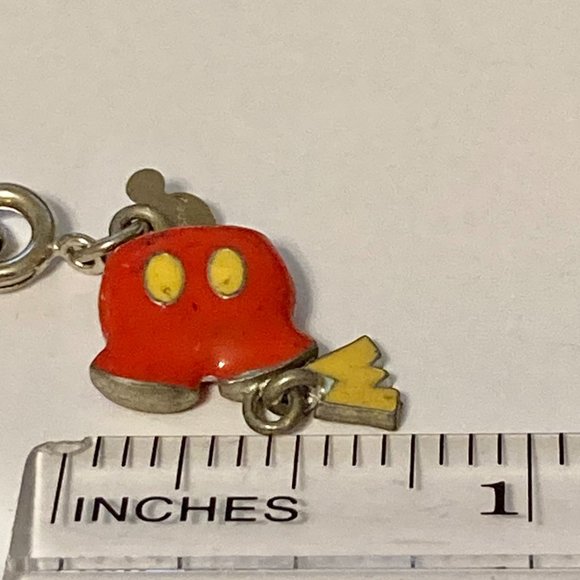 Disney Mickey Mouse Pants Starter Charm Bracelet High IntenCity 7.5" Enamel - Picture 7 of 8